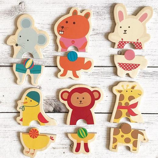 DJECO磁性拼图冰箱贴拼图铁盒拼图职业DIY(tongban) 商品图4