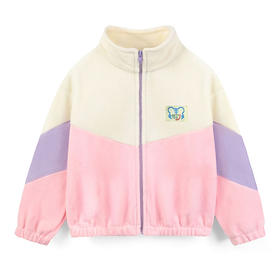 MZ-1001Q00130童装儿童摇粒绒外套男童女童2022秋冬颗粒绒卫衣中小童双面绒童装