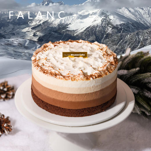 巧克力芝士厚乳拿铁慕斯冰淇淋生日蛋糕 | FALANC CAKE 商品图2