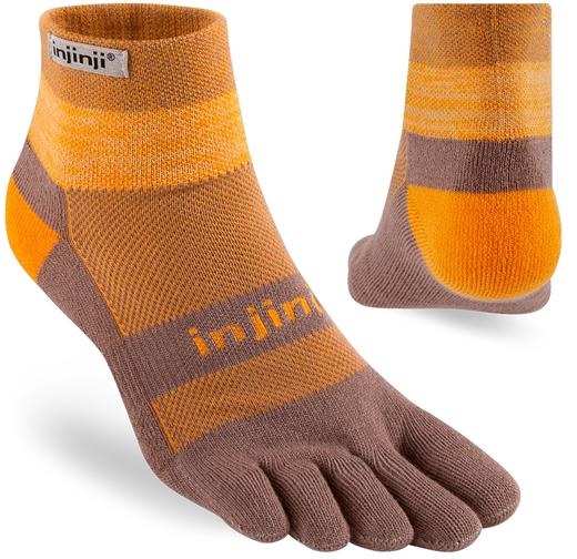 injinji五指袜中筒海蓝MRN/黄土EAR/海湾BAY/棕色SOL加厚马拉松越野跑登山coolmax 商品图2