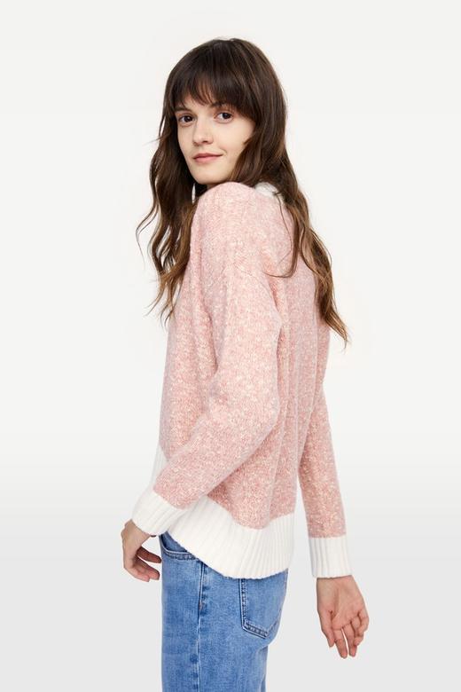 URBAN REVIVO 拼色少女针织毛衣 9643 商品图3