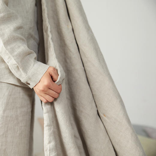 重工斜纹衍缝被 | 儿童被/成人被 双层大麻纱+双层汉麻斜纹 汉麻纤维被子 麻+ 商品图2