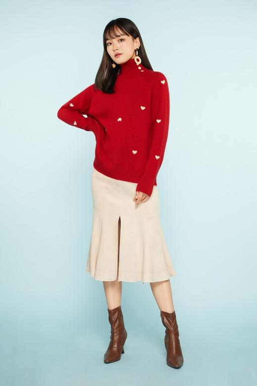 ANSUABEL 甜美爱心毛衫上衣 11396 商品图3