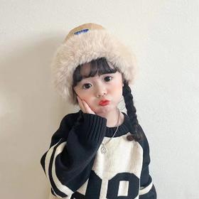 秋冬儿童帽子韩版保暖宝宝防风帽男女童雷锋帽百搭中小童套头帽