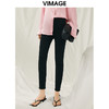 VIMAGE纬漫纪春季新款黑色小脚裤V1905521 商品缩略图2