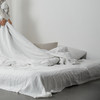 重工斜纹汉麻纤维床品四件套 | 荼白色/麻本色 1.2米/1.5米/1.8米 枕套床单被罩 透气抑菌 麻+ 商品缩略图1