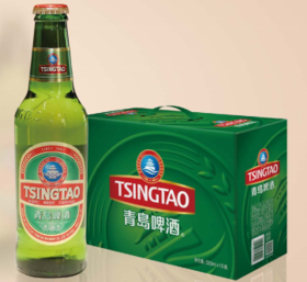 青岛啤酒12度330*10瓶内销美小啤提盒箱啤礼盒
