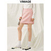 VIMAGE纬漫纪春季新款粉色小香风半裙V1906523 商品缩略图3