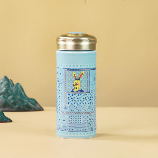 瑞兔献福系列随身杯  330ml双层 商品图3