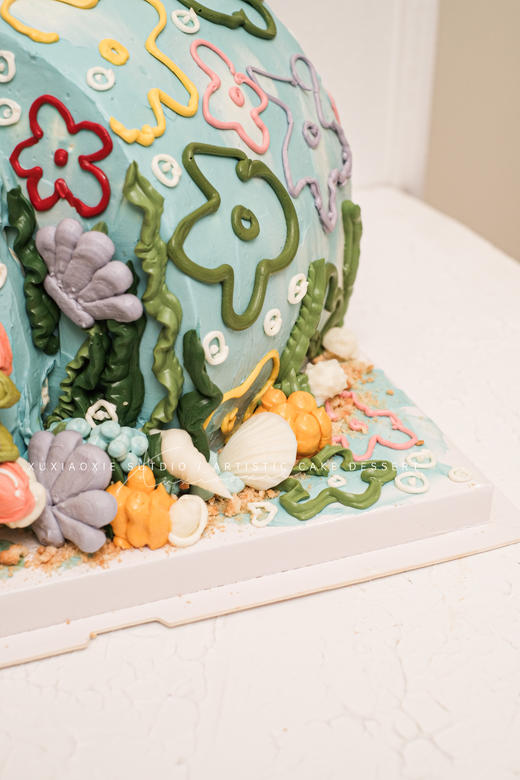 「比奇堡的派大星」浮雕手绘蛋糕 商品图1