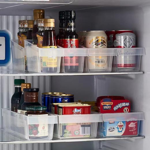 【日本进口冰箱收纳盒】INOMATA日本进口冰箱收纳盒抽屉式啤酒饮料整理盒厨房调料储物盒 商品图0