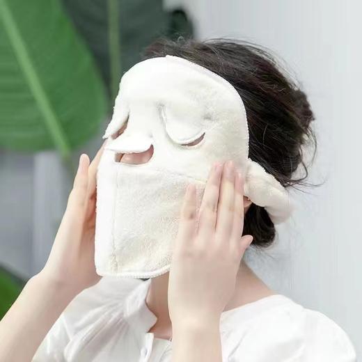 【热敷脸部毛巾面膜罩，拍一发二！】敷脸巾湿敷打开毛孔保湿补水神器，美容冷热冰敷，敷脸蒸脸面膜搭档，面部蒸汽美容神器，加热脸巾面膜巾 商品图3