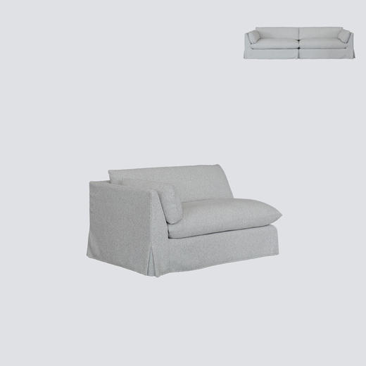 NS家居nsfurniture活套软包布艺组合沙发NSSF-5277-M1系列NS6360-16 商品图1