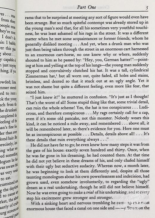 【中商原版】陀思妥耶夫斯基 罪与罚 英文原版 Everyman s Library Classics Crime and Punishmen 经典名著 Fyodor Dostoevsky 商品图7