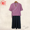【相牌僧服旗舰店】全棉居士服 斜襟短袖 女居士禅修服纯色 商品缩略图1