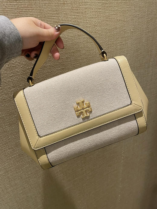 好嗲的一只包！4折好价！Tory burch juliette奶黄拼米色手提斜挎包 只要¥2050直邮到手！ 商品图0