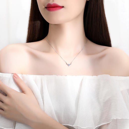 【幻彩鹿角】S925银一鹿有你项链【JHY-N000556B】 商品图2