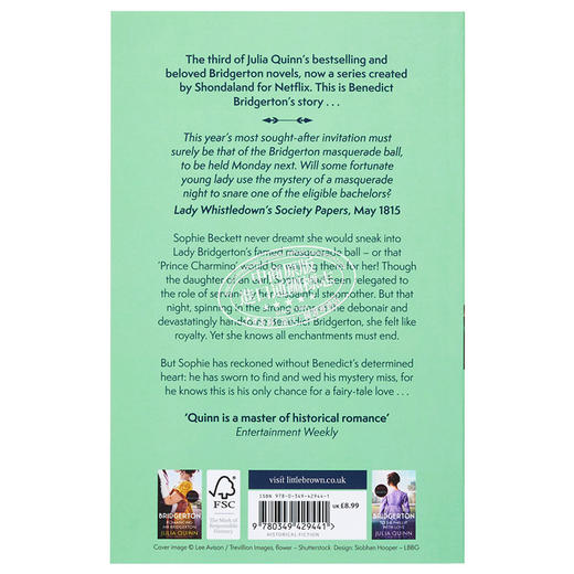 预售 【中商原版】布里奇顿 An Offer From A Gentleman Bridgerton Family 英文原版 柏捷顿家族 名门韵事3 Julia Quinn 商品图1