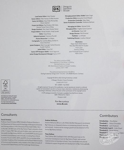 【中商原版】大历史 英文原版 Big History David Christian DK 历史百科全书 商品图4
