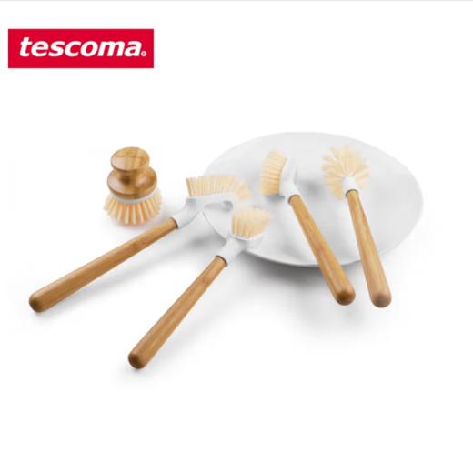 捷克进口/ tescoma 厨房竹木手柄清洁刷 厨房用品洗碗碟刷长柄 家用洗锅刷子 夹缝清洁刷 商品图3