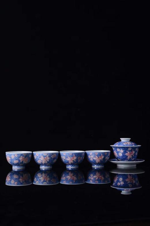 手绘青花金玉满堂高端套系 商品图0