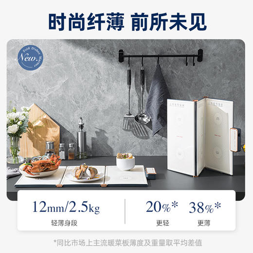 已下架【100代金券】Morphy Richards/摩飞 折叠暖菜板家用多功能桌面热菜板MR8300[福利品] 商品图6