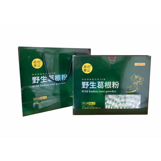 晶地野生葛根粉礼盒500g（12.5g*40袋） 商品图0