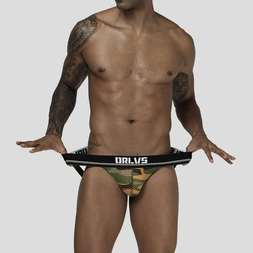 ORLVS 迷彩后空双丁内裤 OR186 商品图0