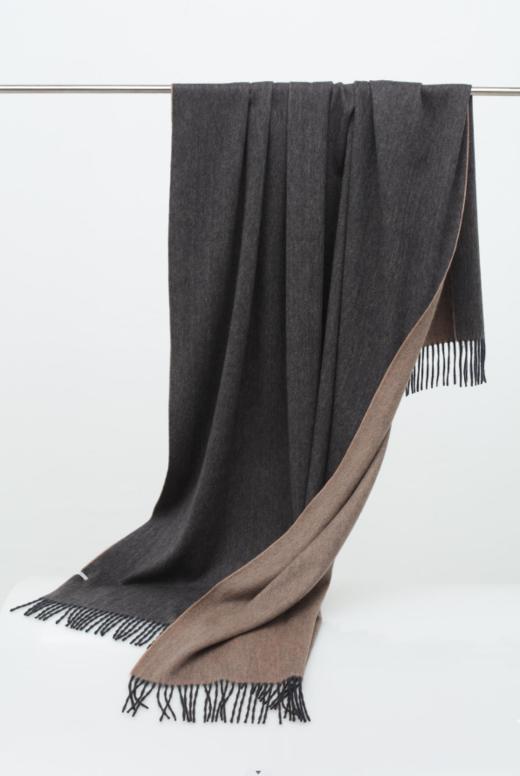 双面水波纹羊绒披毯 SJF93P732N 商品图4