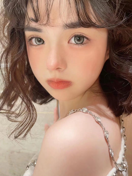 【大直径】Leenscolor-雪绒花-14.5mm 【年抛 0-1000度 含有525/575】 商品图5