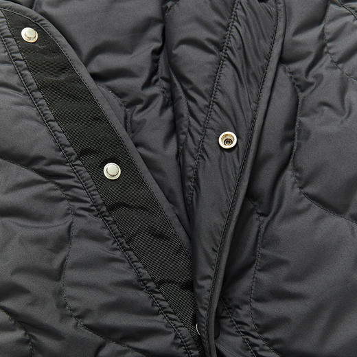 西遇设计感菱格羽绒服男2023年冬季新款轻薄舒适创意海浪线外套12022312 商品图2