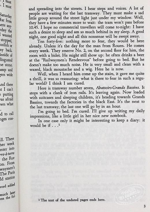 【中商原版】让 保罗 萨特 恶心 Richard Howard翻译 英文原版 Nausea Jean Paul Sartre 诺贝尔文学奖得主 法国重要哲学家 商品图6