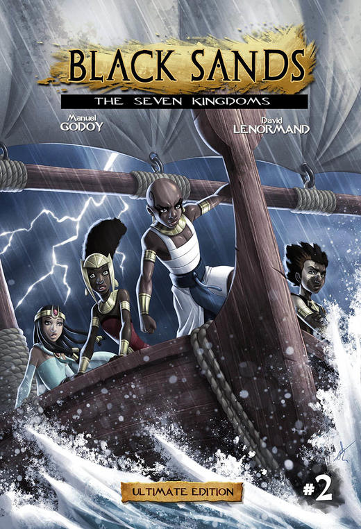 黑沙 七个王国 卷二 英文原版漫画 Black Sands the Seven Kingdoms Volume 2 商品图0