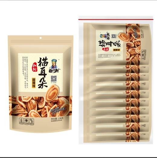 卧龙秘制猫耳朵甜辣味138g 商品图0