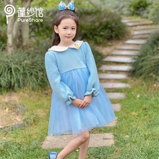 pureshare 女童外套-萌兔外套 蓝莓连衣裙 商品图4