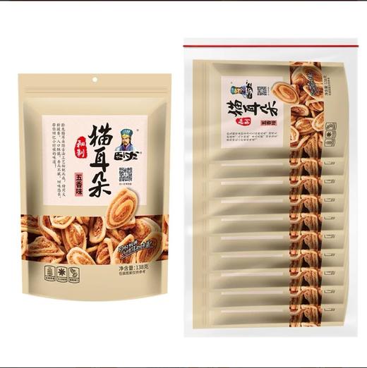 卧龙蜜汁猫耳朵五香味138g 商品图0