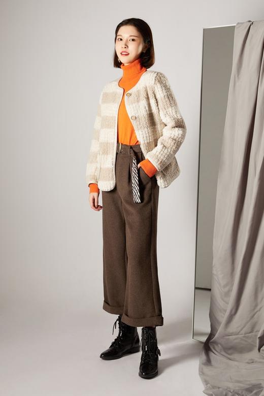 LNNNS 毛绒感条纹外套 10554 商品图2