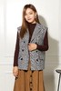 ESTELLICA 经典千鸟格西装马甲外套 10508 商品缩略图0