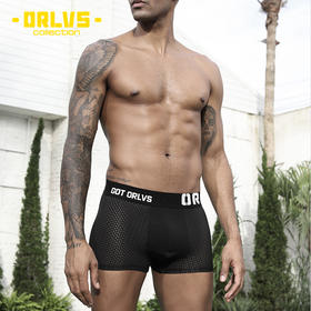 ORLVS 纯色网眼平角内裤 OR207