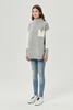 NECESSARY OBJECTS 半高领灰白拼接针织 10299 商品缩略图1