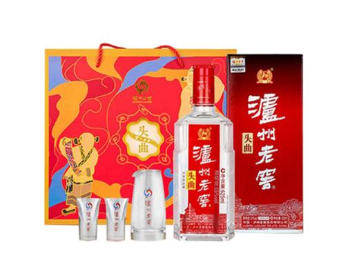下架【泸州老窖】55度泸州老窖头曲富贵吉祥礼盒套装625ml*2 商品图1