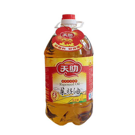 天助浓香菜籽油5L 商品图1