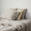重工斜纹汉麻纤维床品四件套 | 荼白色/麻本色 1.2米/1.5米/1.8米 枕套床单被罩 透气抑菌 麻+ 商品缩略图0