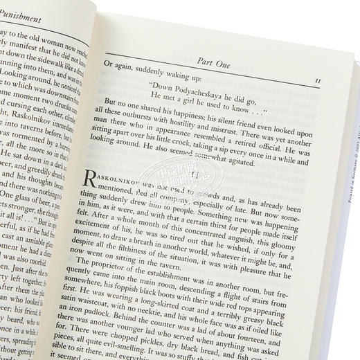 【中商原版】陀思妥耶夫斯基 罪与罚 英文原版 Everyman s Library Classics Crime and Punishmen 经典名著 Fyodor Dostoevsky 商品图3