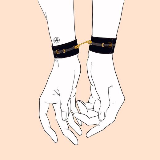 情趣手铐脚铐 轻度束缚 水性PU材质 商品图2