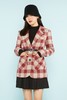 Le Malene 复古红色格纹西装外套 11183 商品缩略图0
