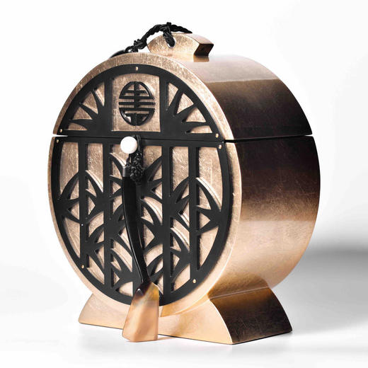 【梵谷漆器】全金箔漆器茶叶罐 商品图1