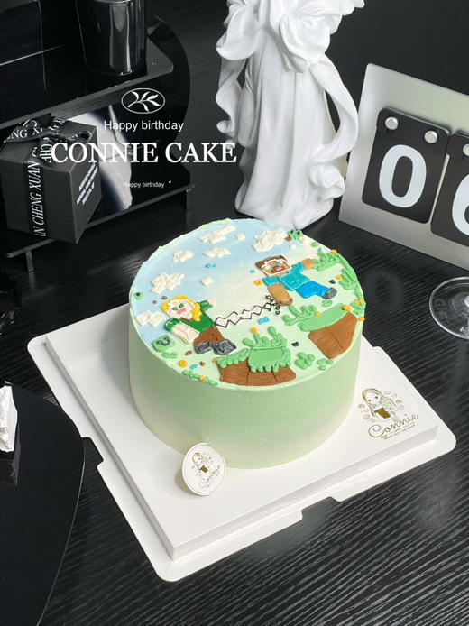 【1269】我的世界手绘蛋糕 商品图2