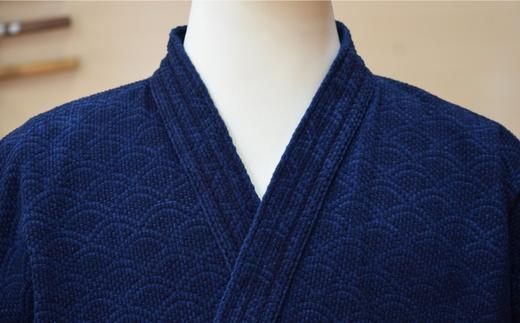 ｜国内现货｜【武州一】青海波文 一重剣道着 浅葱色 商品图2