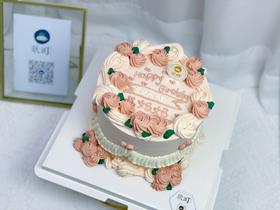 裸粉色·全世界最好的妈妈裱花蛋糕